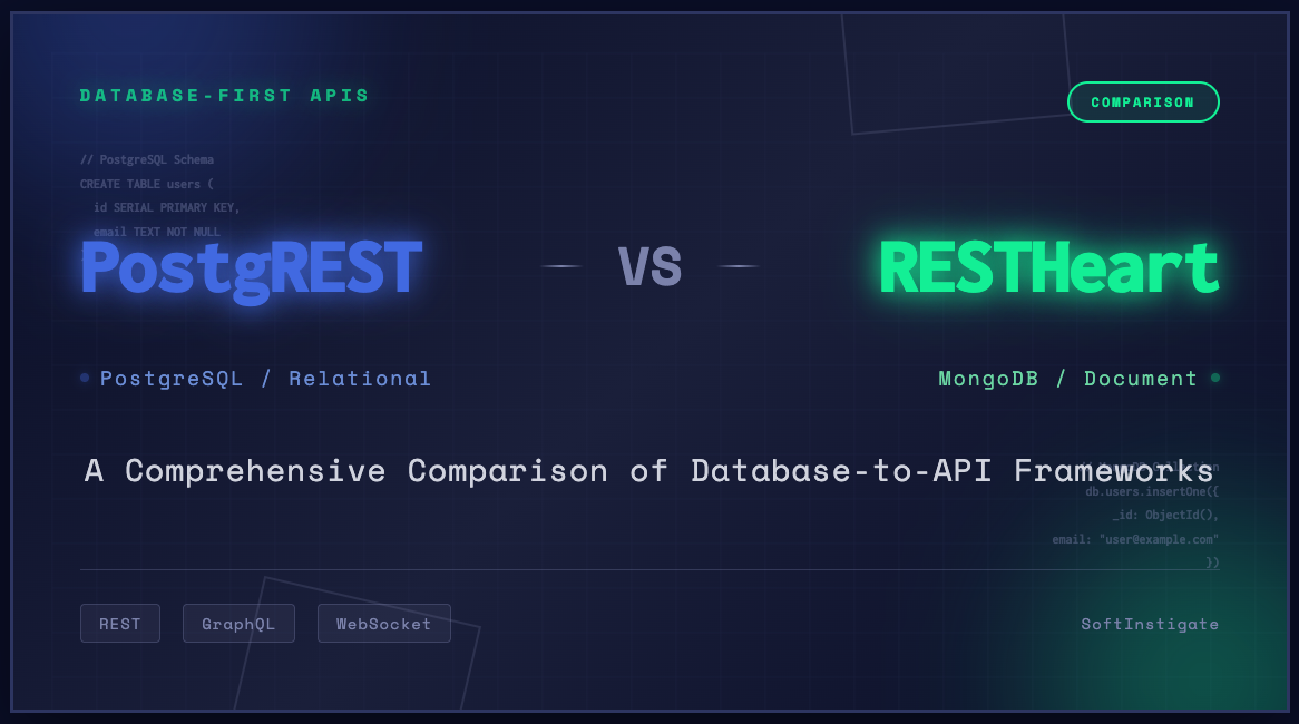 A Comprehensive Comparison of Database-to-API Frameworks